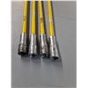 Image 2 : *(4) Fibreglass Sectional Poles 60.5", Cannot Ship