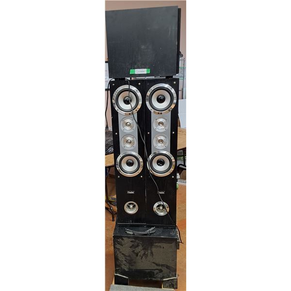 *(4) Speakers/Subwoofer- Digital Research, Klipsch ,Pioneer- Untested, Cannot Ship. Dolly Not Includ