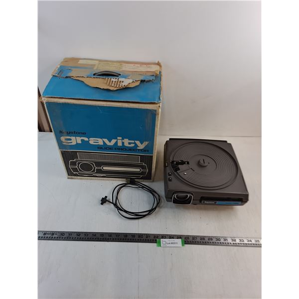 Vintage Keystone "Gravity 1300" Slide Projector - Powers On - PICK UP
