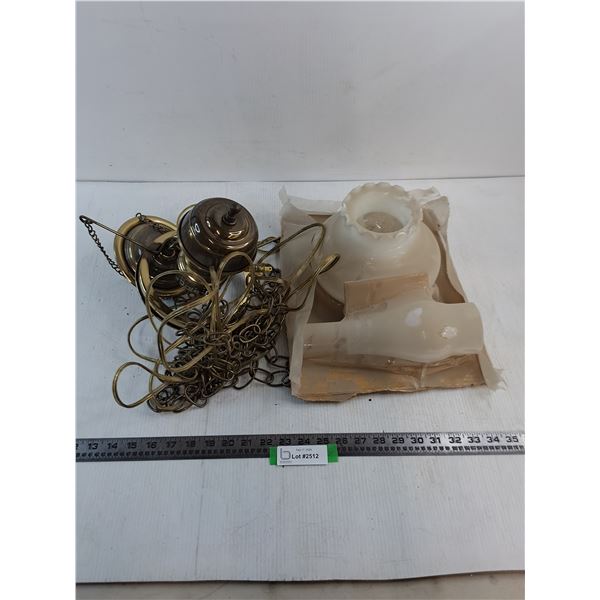 NOS Vintage Hanging Lamp - PICK UP ONLY