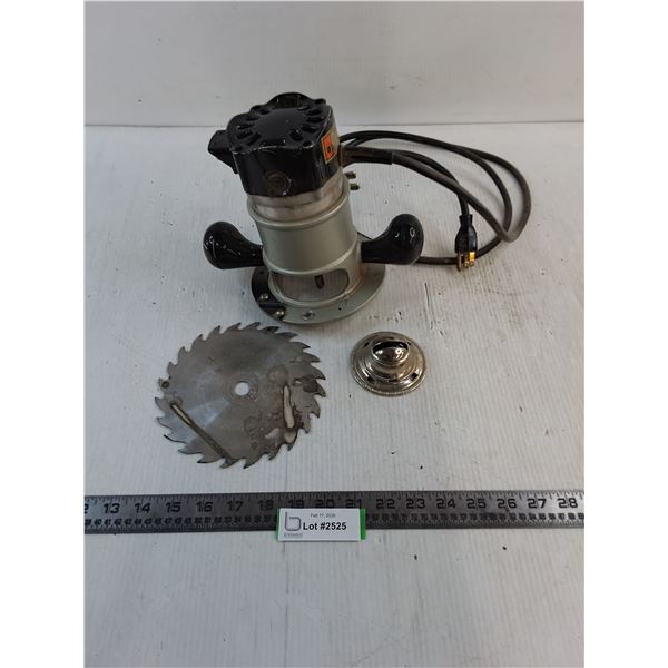 Black & Decker Commercial HD Router - Tested, 6.5" Saw Blade, Oil Lamp Insert