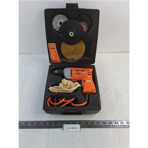 Black & Decker 5755 2-Speed Electric Drill Kit - Tested