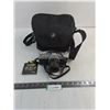 Image 1 : Vintage Mamiya/Sekor 500DTL Film Camera w/Pacsafe Tote