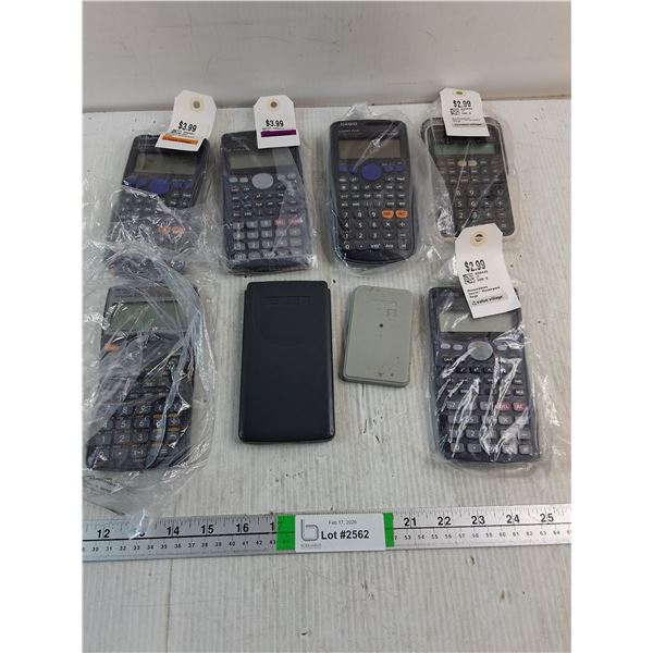 (8) Vintage Scientific Calculators