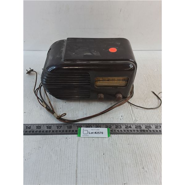 Vintage Stewart-Warner Dashboard Radio - Untested, As is