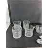 Image 2 : (4) Drinking Glasses, Shot Measuring Cups, Porcelain Rice/Soup Spoons, Misc