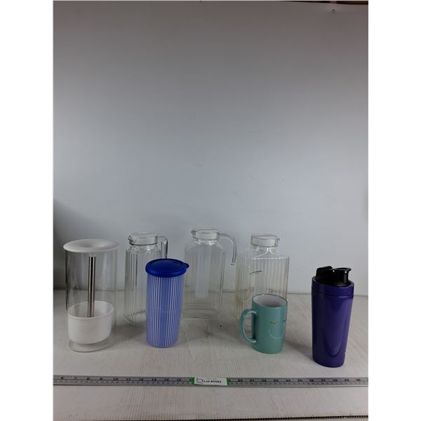 Glass Filtered Pitchers, Waterbottle, Mug