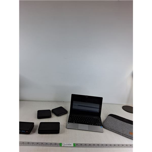 Dell Inspiron Mini Netbook (as is), Cable Boxes, Misc