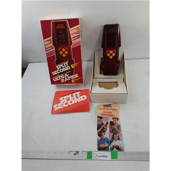 Split Second Handheld Game- As Is