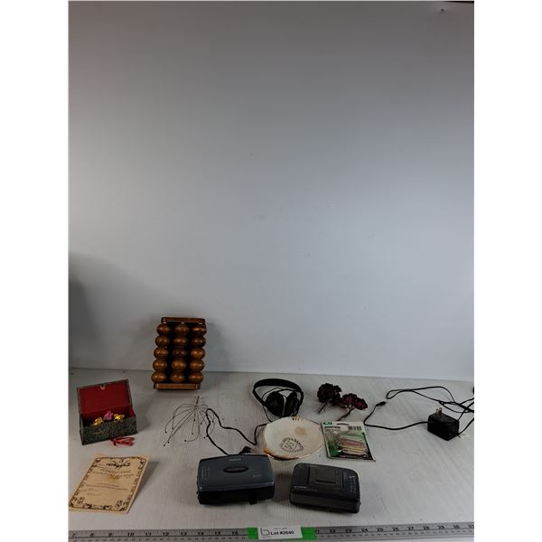 Zinger,  RCV Headphones, Paperclips, Misc