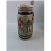Image 3 : (2) Vintage Avon Ceramic Beer Steins (Football w/Original Box & English Setter/Rainbow Trout)