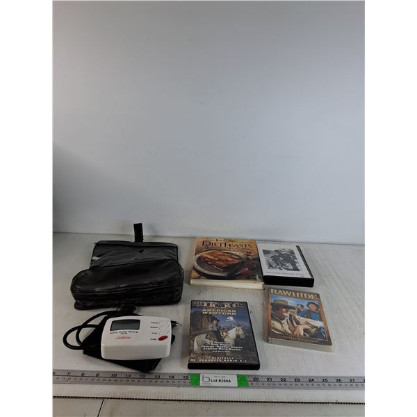 Digital  Blood Pressure Meter, (2) DVD's, Diet Feasts Book