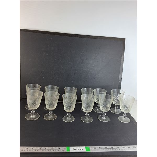 (12) Drinking Glasses - PICK UP