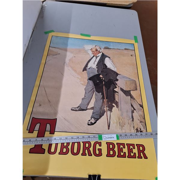 Tuborg Beer Poster- 33.5"x24"