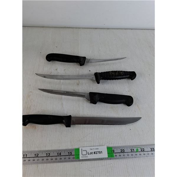 (4) Knives 13" Long