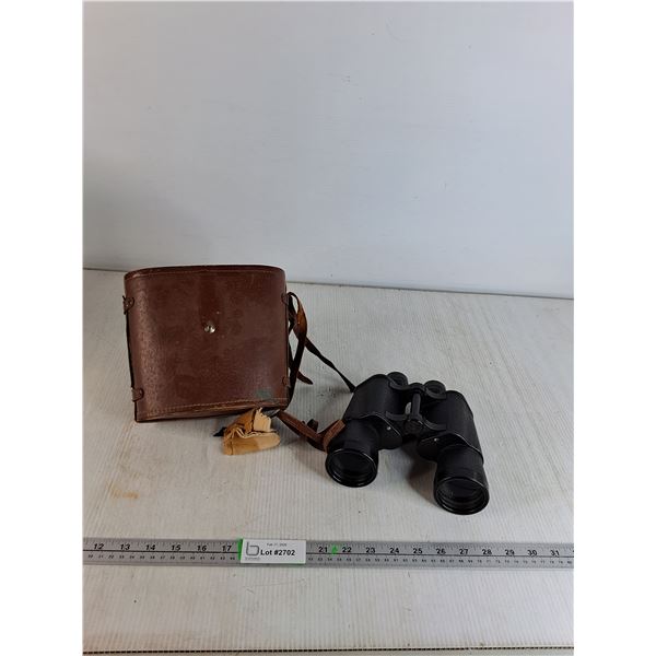 Binoculars & Vintage Binocular Brown Bag
