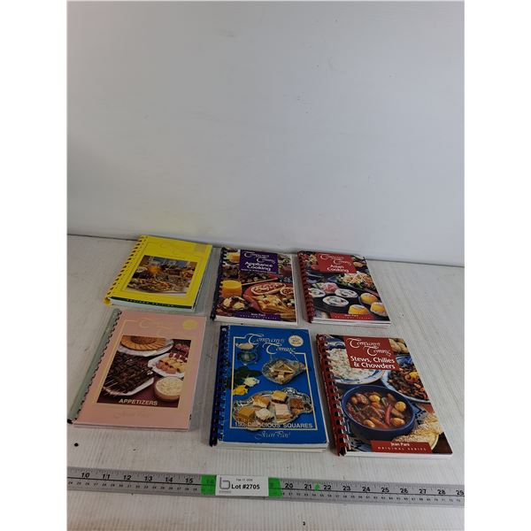 (6) Company's Coming Cookbooks