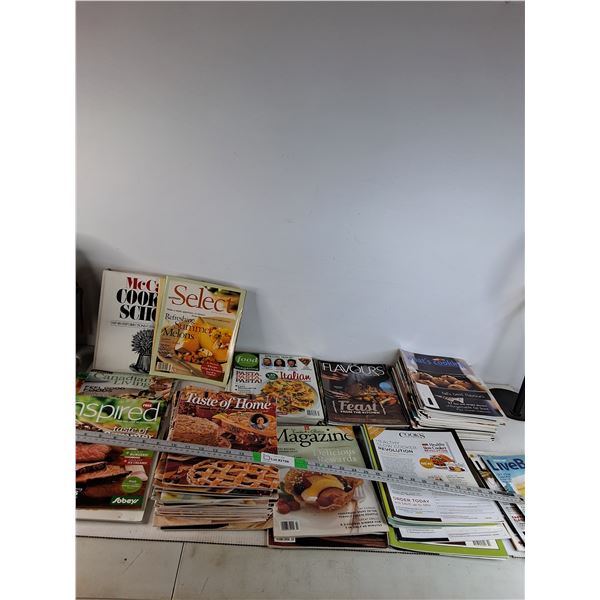 Various Cookbooks; Select, Inspired, Taste of Home, Flavours, whats Cooking, Live Better, Misc