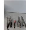 Image 2 : (3) Tongs, Stainless Steel Knife Set