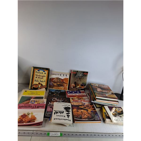 Various Cookbooks; Taste of Home, Cook-off America, Misc