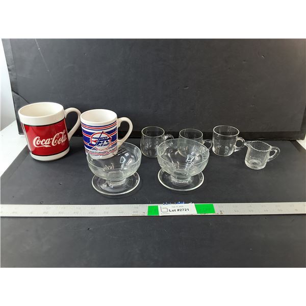 Coca-Cola & Winnipeg Jets Mugs and Glasses