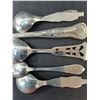 Image 4 : Silver Plated Souvenir/Serving Spoons, Tongs