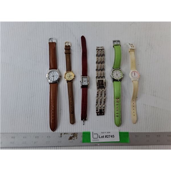 (6) Wrist Watches- As Is