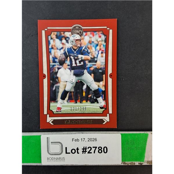 Panini Tom Brady Legacy Card, Cannot Authenticate