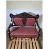 Image 1 : Late 1800's Settee 49" Wide & 41" High Back - Pickup Only