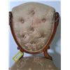 Image 2 : Late 1800's Style English Spoonback Armless Dining Chair w/Front Casters - Pickup Only