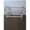 Image 3 : Vintage Wood & Springs Crib 36x18x27" - Pickup Only
