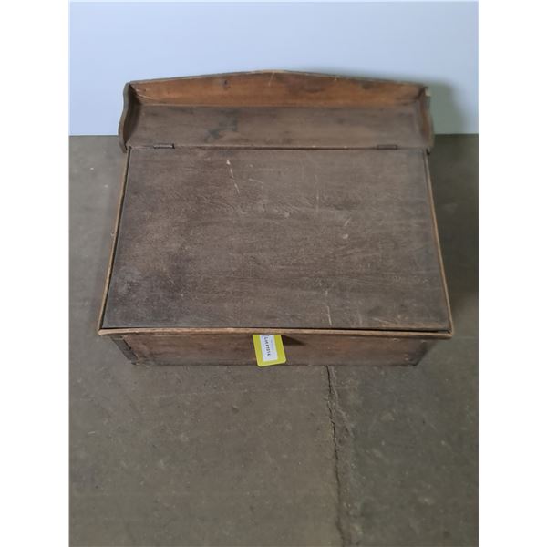Antique Portable Wooden Desk - 24x20x12" - Pickup Only