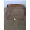Image 1 : Antique Portable Wooden Desk - 24x20x12" - Pickup Only