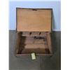 Image 2 : Antique Portable Wooden Desk - 24x20x12" - Pickup Only