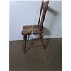 Image 4 : 1910 Wooden Dining Chair - 33" High - Some Repairs Needed - Pickup Only