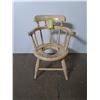 Image 1 : Vintage Child's Commode Chair 20" High x 14" Wide - Pickup Only