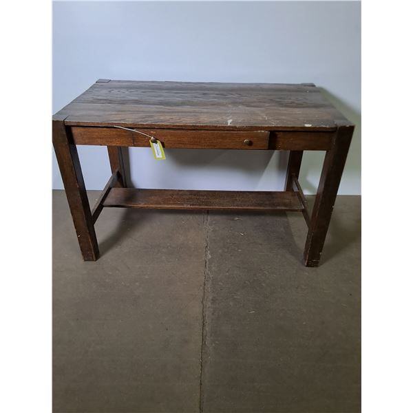 Vintage Wooden Desk 48x28x30" - Pickup Only