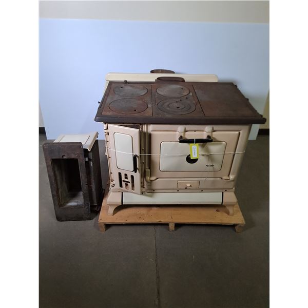 1940 McClary "Princess" Wood Stove w/Countertop & Stack - 38x25" Stovetop - Pickup Only -Cannot ship
