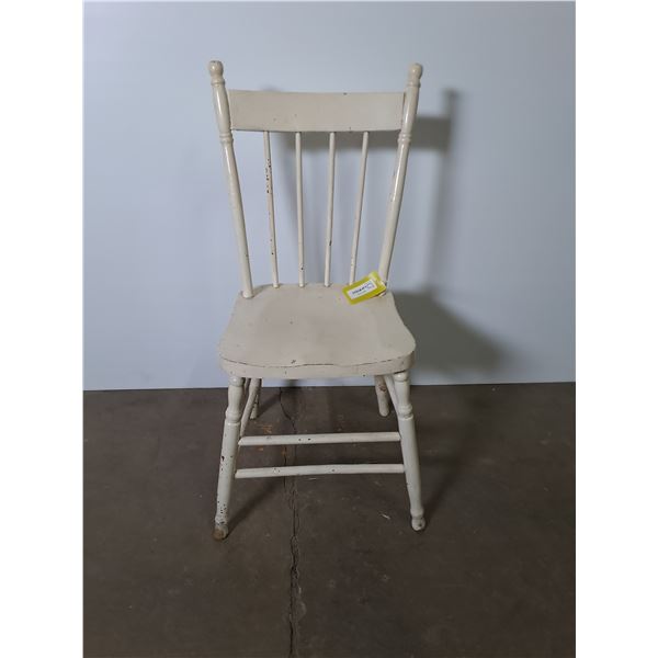 1955 Armless Wooden Dining Chair - 35" High ( cannot ship)