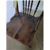 Image 5 : Early 1900's Wooden Armless Dining Chair - 42" High - Missing 1 Support ( cannot ship)