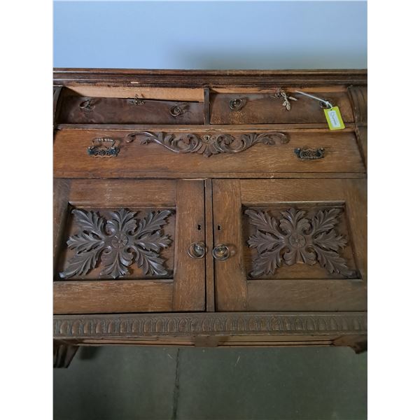 1910 Oak Side Board 45x23x38" - Needs Repairs ( cannot ship)