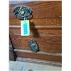 Image 3 : Circa 1910 Wooden Dresser w/Jewelry Box Attached (1 Caster Off) - 44x18x80" ( cannot ship)