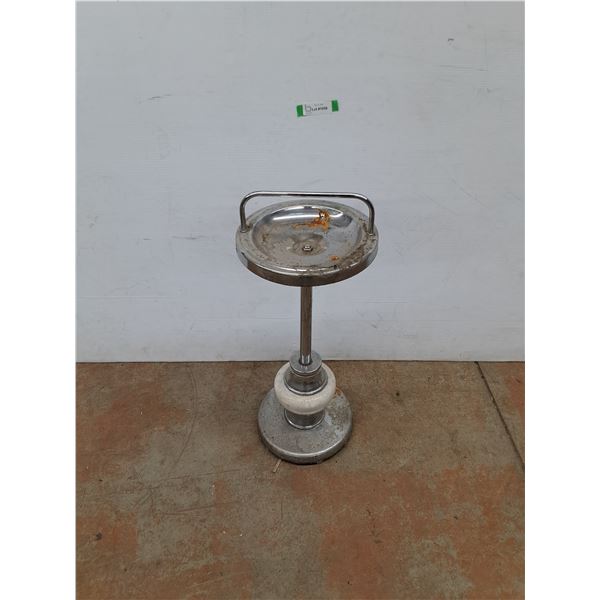 *Vintage Metal Ashtray Stand 23" , PICKUP ONLY