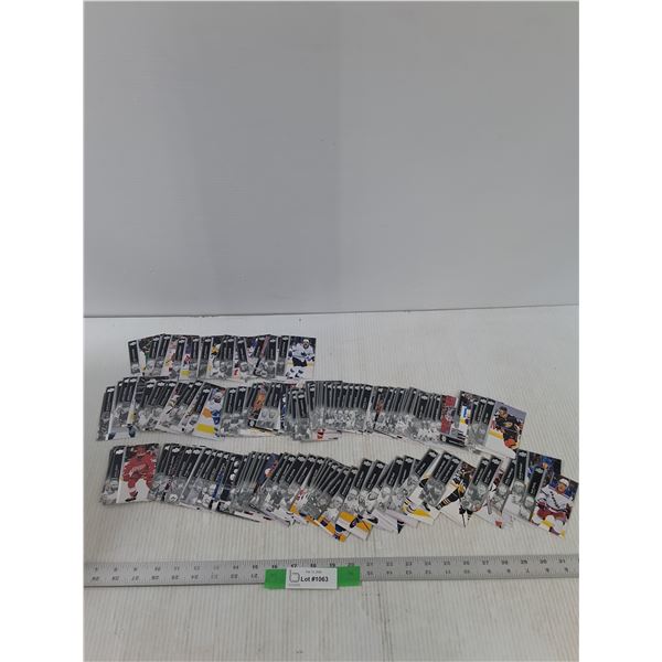 Lot of Various 2021- 22 Upper Deck Hockey Cards, Bryan Rust, Nick Leddy, Mitch Marner, misc