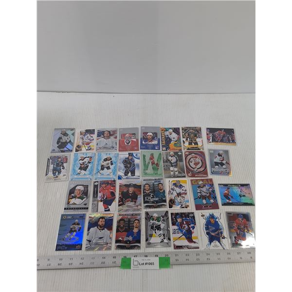 (30) Various Upper Deck Hockey Cards, Alex Ovechkin, Cale Makar, Austin Matthew's, misc