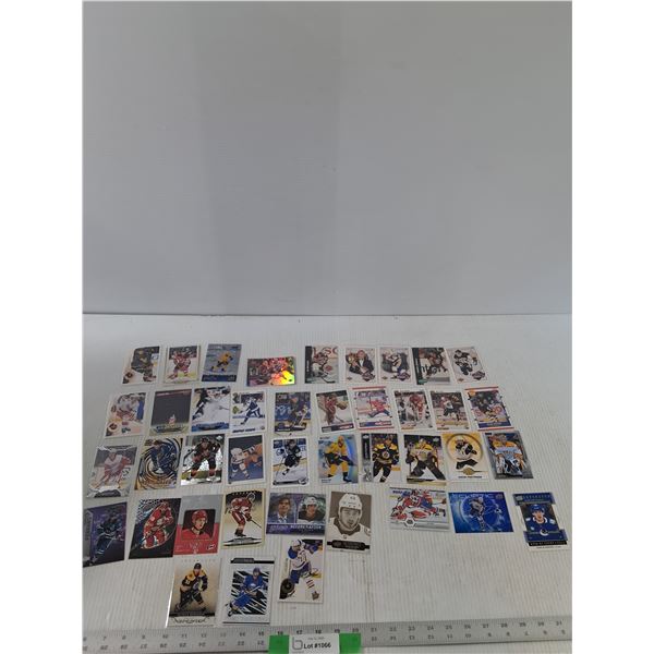 (41) Various Upper Deck/ Pro Set Hockey Cards, Brett Hull, Quinn Hughes, Max Domi, Misc