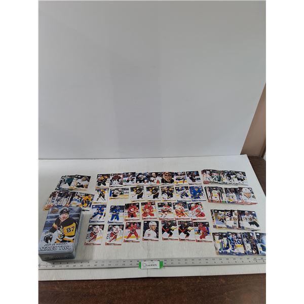 Various Upper Deck Hockey Cards w/ Collector's Tin, Jeff Skinner, Jesper Fast, misc