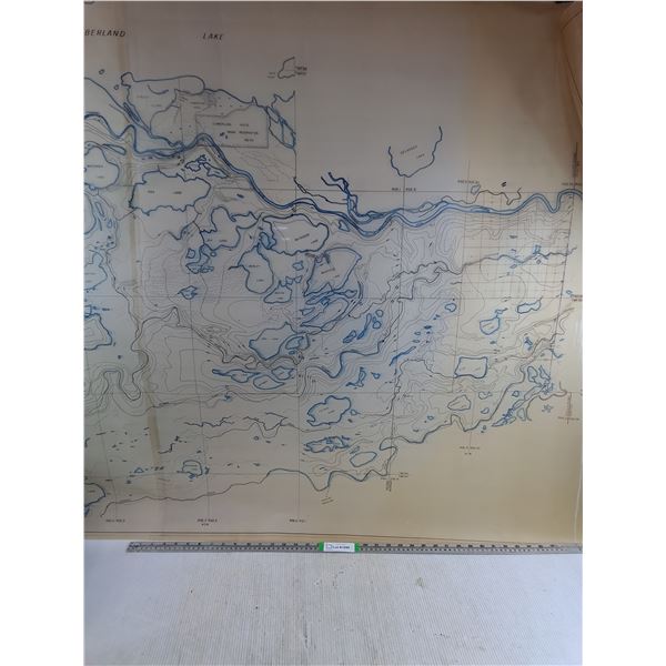 1967 Topographical Map of Saskatchewan River Delta Area - PICK UP