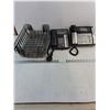 Image 1 : (2) Landline Phones and (5) File Baskets
