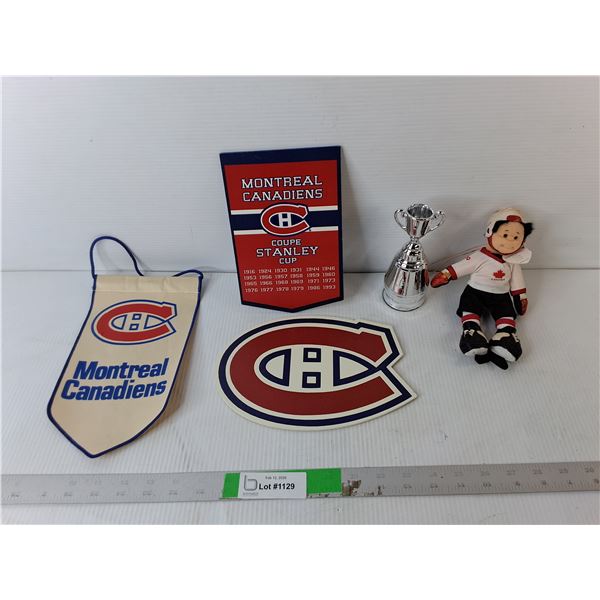 Montreal Canadiens Memorabilia, Hockey Canada Figurine, Model Grey Cup 5.5"